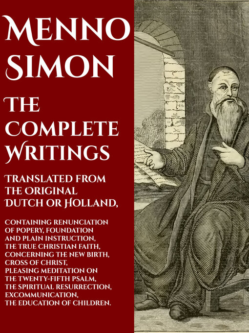 Title details for Menno Simon by Menno Simon - Available